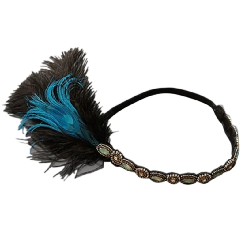 Mardi Gras Headpiece Headpiece Flapper Headband Masquerade Headpiece