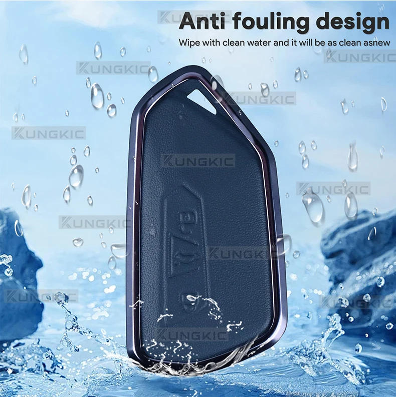 Für SEAT Leon Cupra Leon Cupra Formentor 2020 2021 2022 2023 2024 2025 Metall Leder Auto Remote Key Fall Abdeckung Shell Keychain – Detail 12