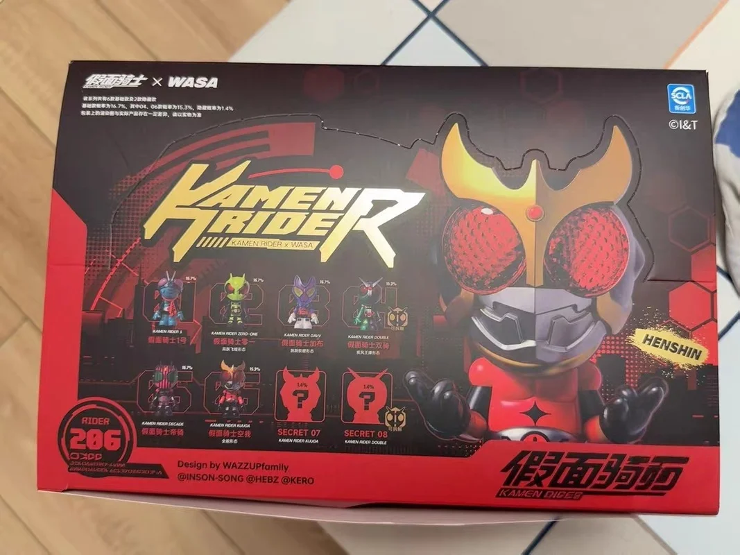 Novo quente genuíno wasa kamen rider dreadlocks caixa cega kamen rider figura de ação kuuga década caixa mistério ornamentos presente brinquedos