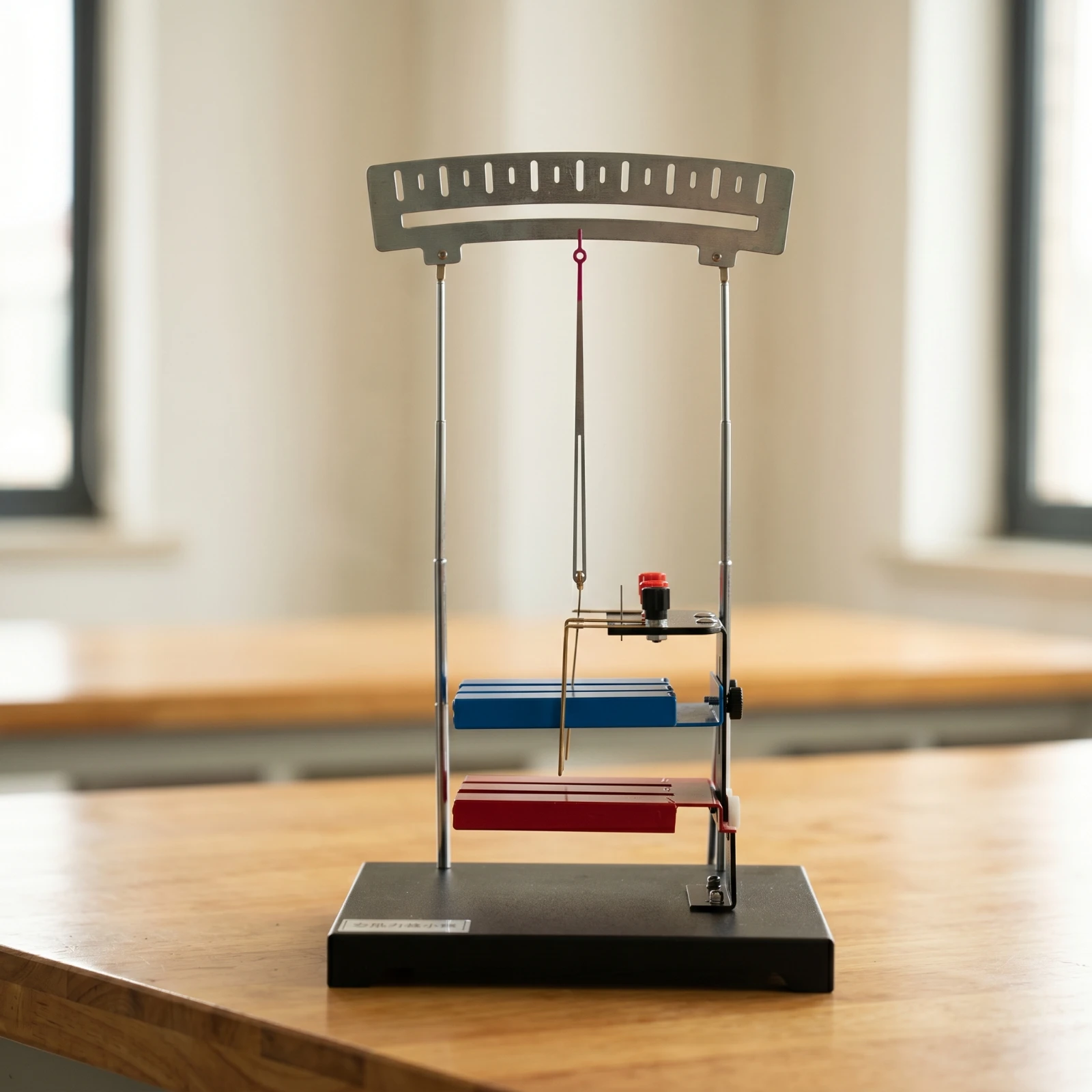 Ampere Force Apparatus Desktop Physics Demonstrator with Pointer Physics Laboratory Teaching Equipment Easy to Use for Teachers