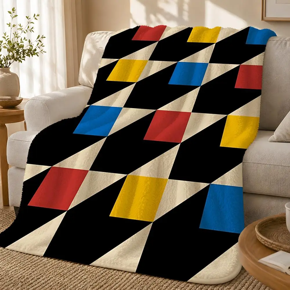 Famous B-Bauhaus Designs Throw 1pc Flannel Blanket Soft Lightweight Warm Cozy For Bedroom Sofa Bed