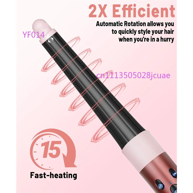2PCS 0.78-1.4 Inch Conical Long Barrels Attachment for Airwrap HS01 HS05 HS08 Hair Curling Wave Styler Accessories