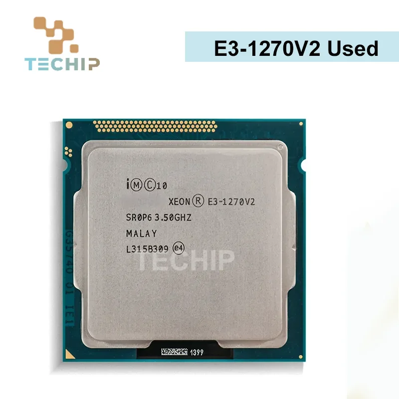 Xeon E3-1270 v2 E3 1270v2 E3 1270 v2 3.5 GHz Quad-Core Used CPU Processor 8M 69W LGA 1155