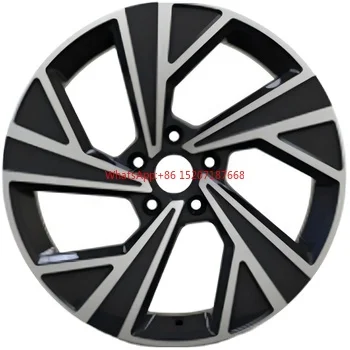 Passenger car wheels 18 19 inch  5X112  Black Alloy Passenger Car Wheels Aluminum Multi Spokes Customizable for V-W