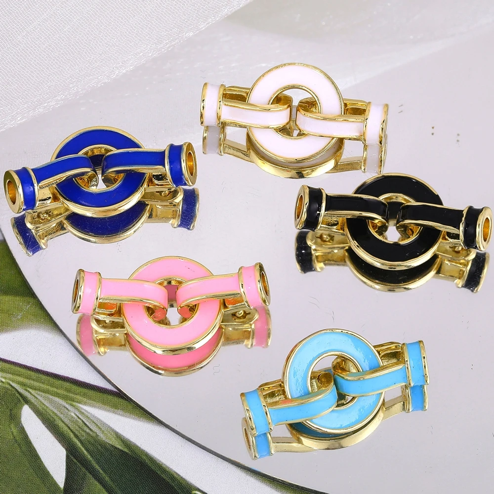 Juya handgemachte dekorative Verschlussbefestigungen Verbinder Verschluss Haken Zubehör für DIY Perlenarbeiten Perlen Schmuckherstellung