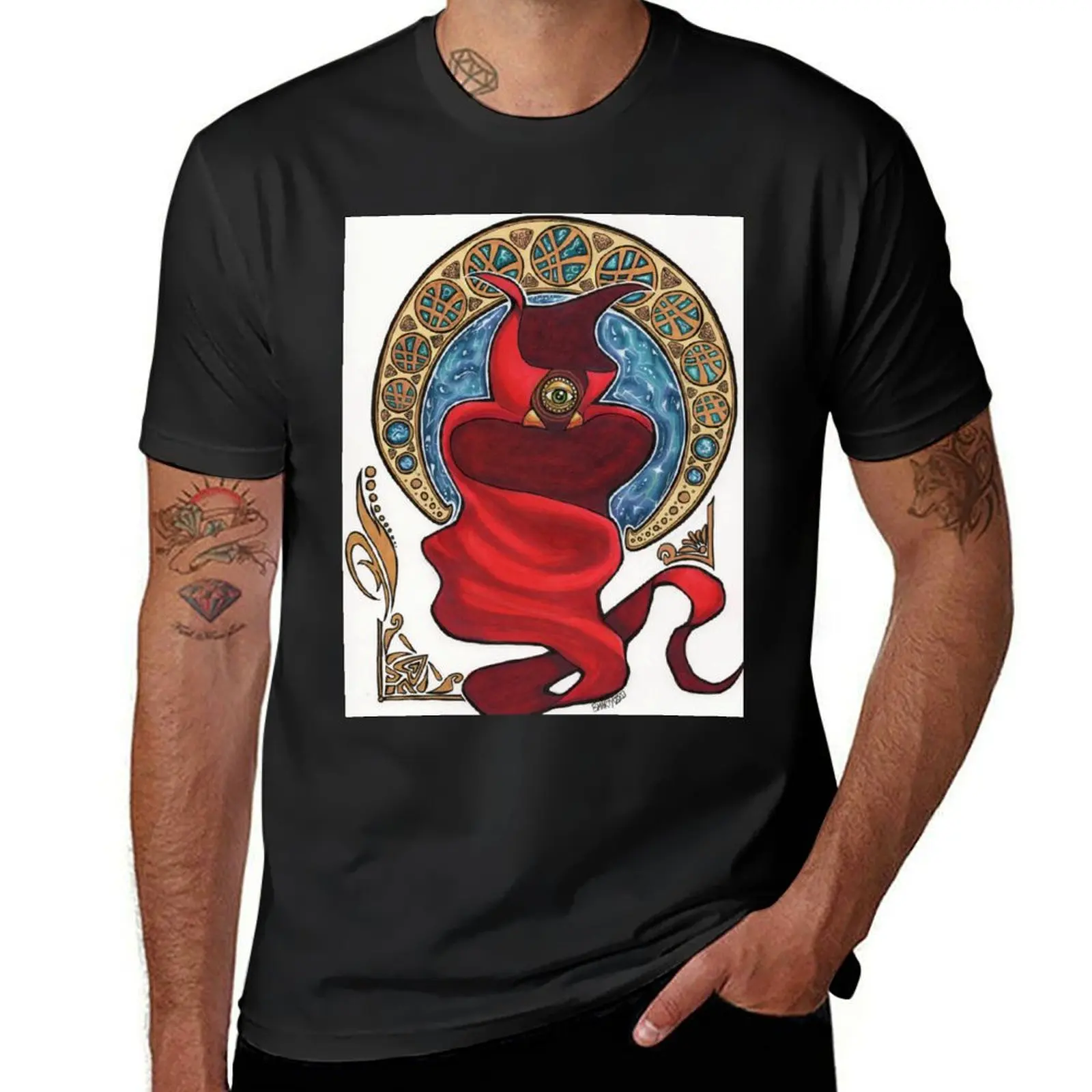 

Cloak of Levitation (Art Nouveau) T-Shirt custom t shirt customs design your own customizeds t shirt men 100℅ cotton