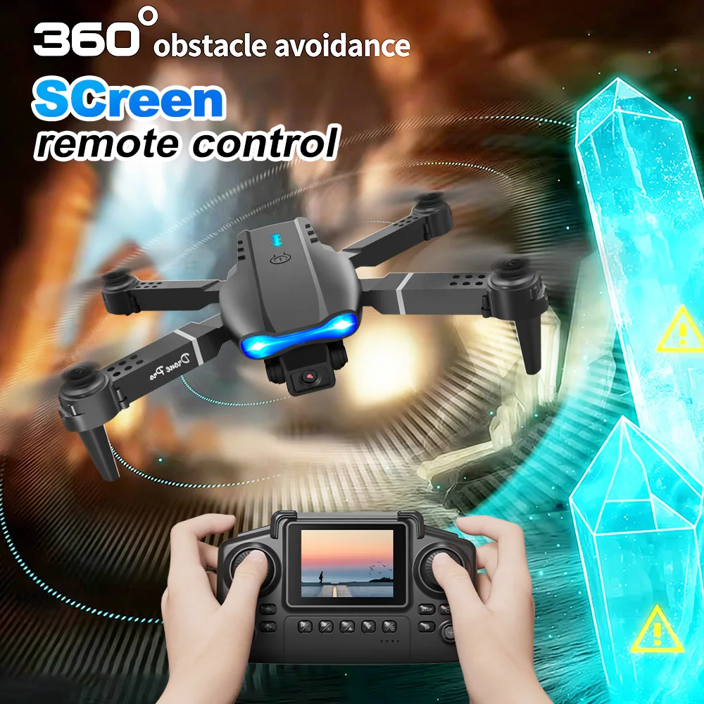 Aerial Drone Dual Lens Switch Gesture Photography Beauty Filter 110° Wide Angle Trajectory Flight APP Control Foldable FPV Drone