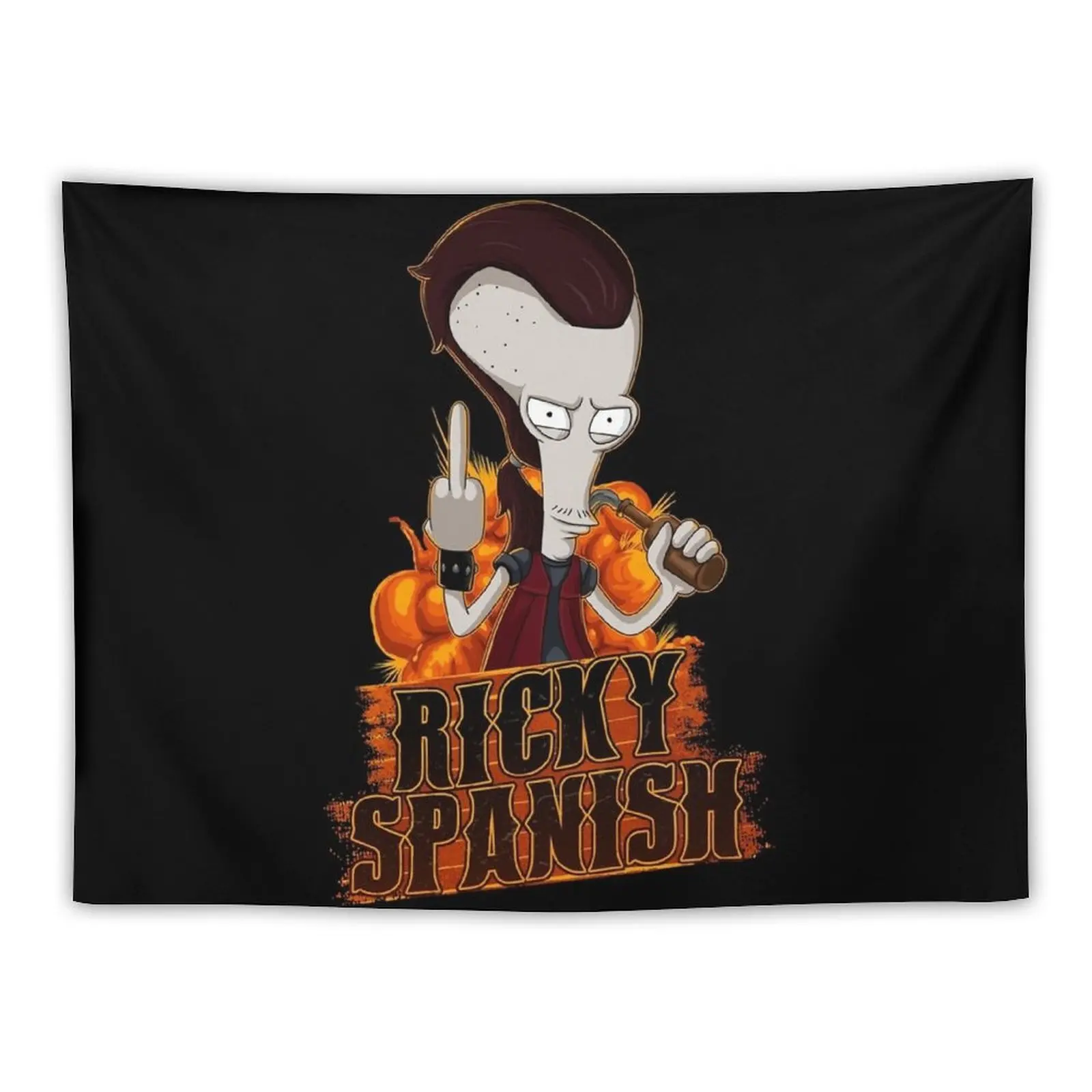 New Ricky Spanish Tapestry Room Decorations Aesthetic Wall Tapestry Carpet On The Wall