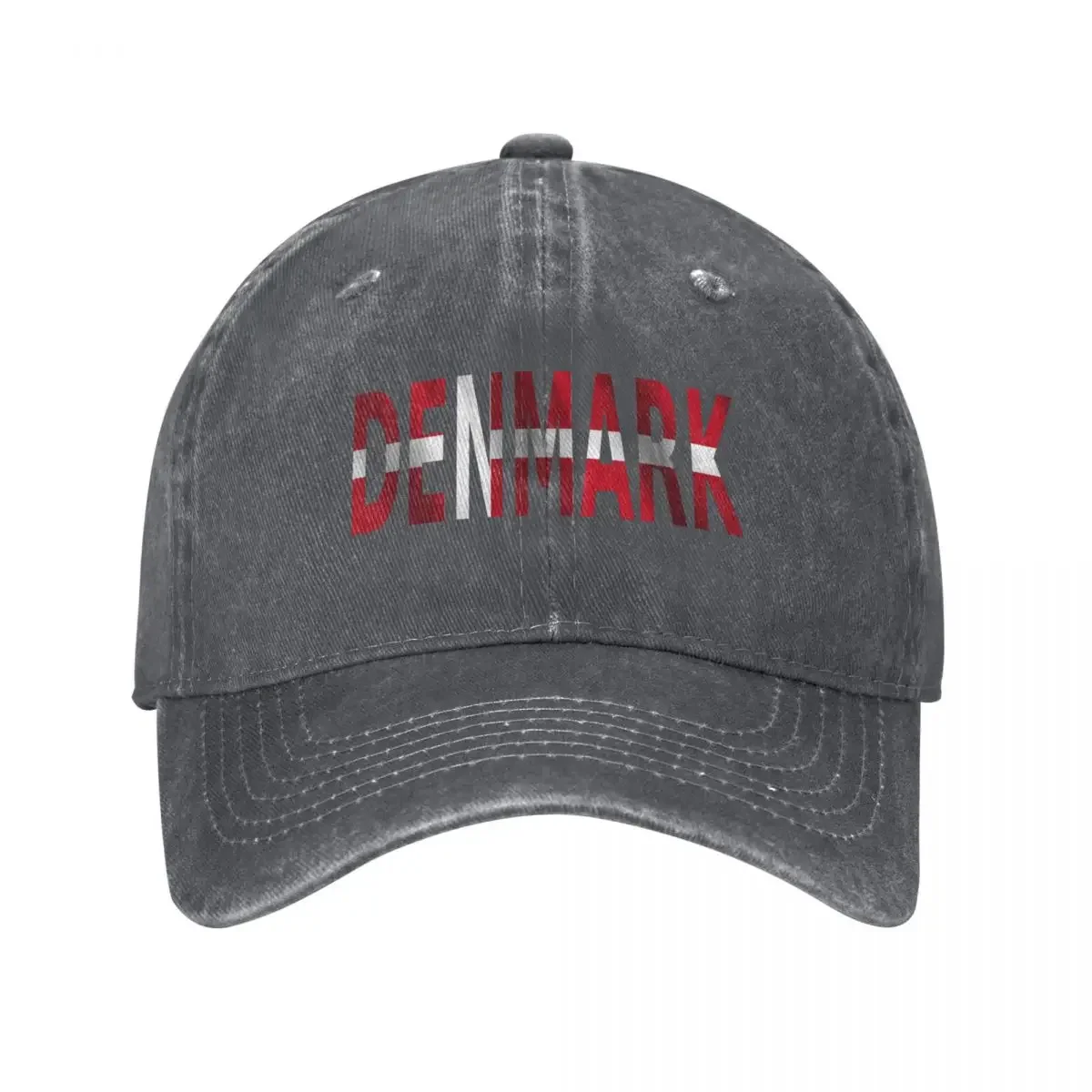 

denmark flag text Baseball Cap Hat Man Luxury Anime birthday Rugby Women's Beach Visor Men's