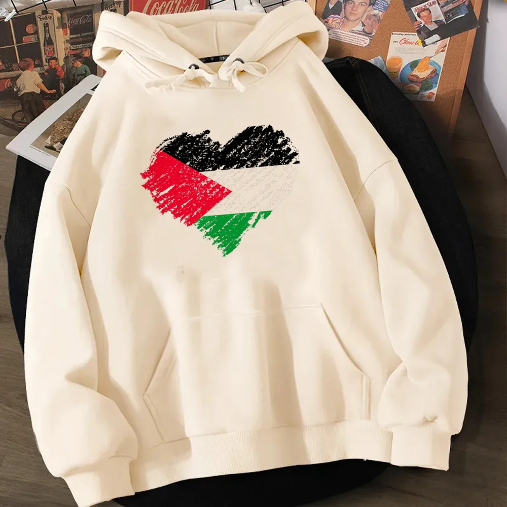 Palestine Khoác Hoodie Nam Plus Kích Thước Hip Hop 2022 In Hình Nam Hoddies Quần Áo Bông Tai Kẹp Hip Hop