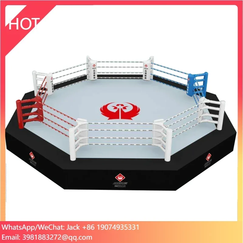 High Quality Competition International Boxing Equipment Used  Custom logo Boxing Ring