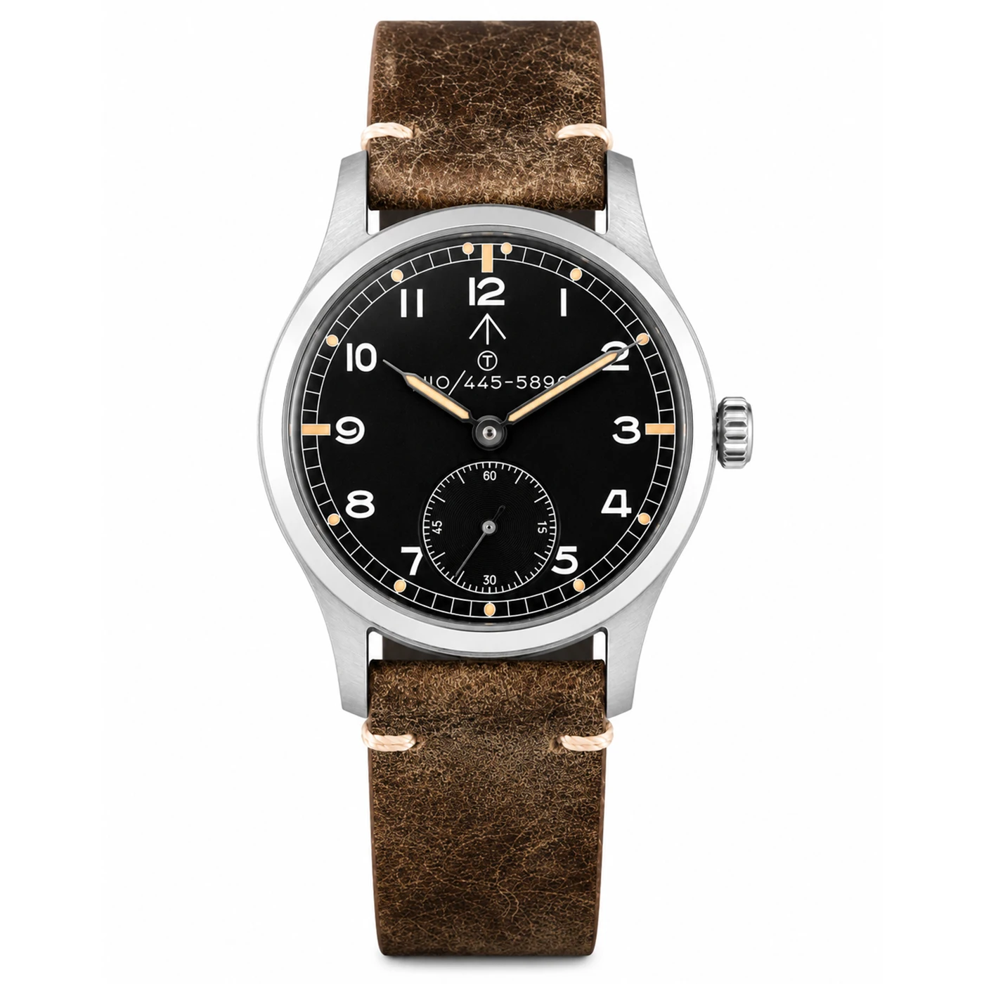

Retro Pilot Watches for Man Domed K1 Mineral Crystal BGW9&C3 Dual-Color Lume Japan VD78 Quartz Movement Classic Business Watch