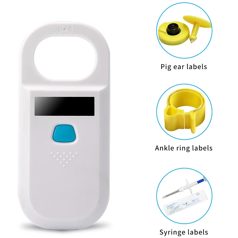 Non Contact Em4305 125kHz Animal Scanner FDX-B (ISO11784/85) USB Rechargeable Port 134.2Khz RFID Pet Dog Chip Card Reader