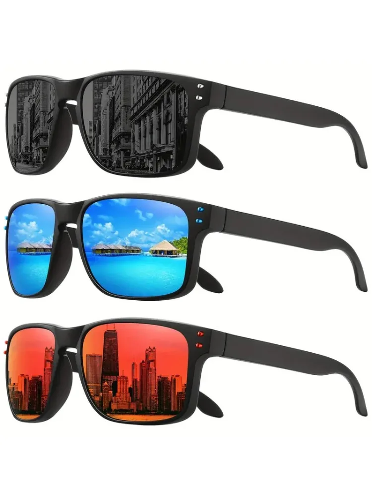 AliExpress CHUYONG Fashion Polarized Square Sunglasses for Men and Women High Qualiy Finish Sun Glasses UV Protection Glasses cycling