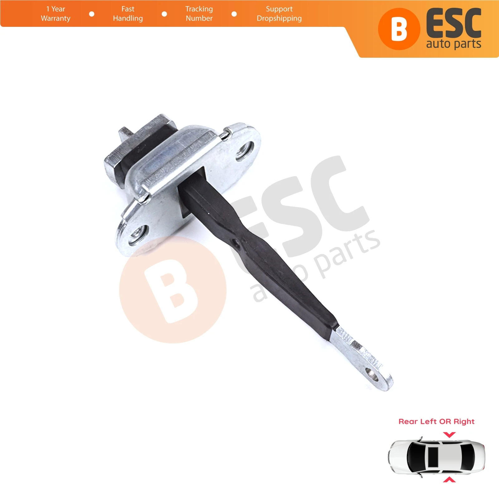 

EDP1353 Rear Door Hinge Brake Stop Check Strap Limiter for Toyota Hilux MK6 N1 1997-2005 Pickup Truck 6863035050