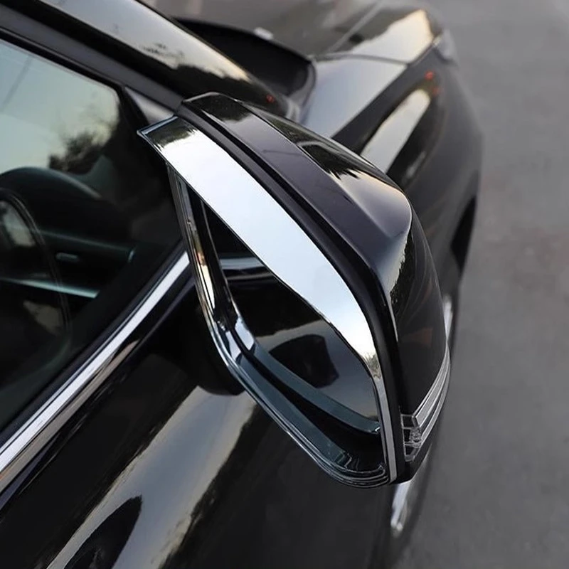 

Abaiwai для Ford Ranger T9 Everest 2023 2024, наружное боковое зеркало заднего вида из углеродного волокна, отделка дождя и бровей, декоративные автомобильные детали