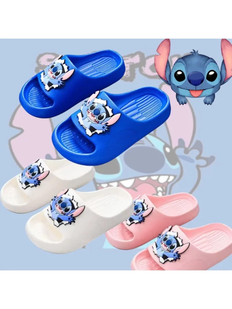 Sandales antidérapantes à motif de dessin animé Disney pour garçon et bébé, nouvelle maison pour enfants moyens et grands, pour porter des tongs de plage EVA