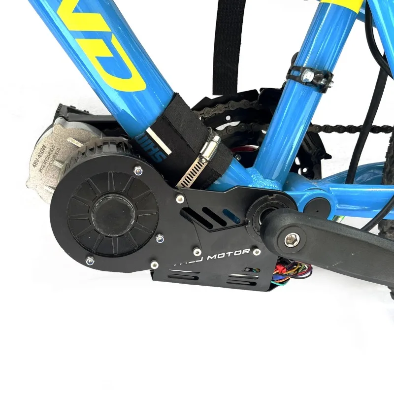 طقم محرك متوسط بدون فرش 48 فولت/60 فولت، قوة 500 وات/800 وات، 68-120 مم BSA لتحويل الدراجة الإلكترونية، عشاق دراجات المدينة على الطرق الجبلية