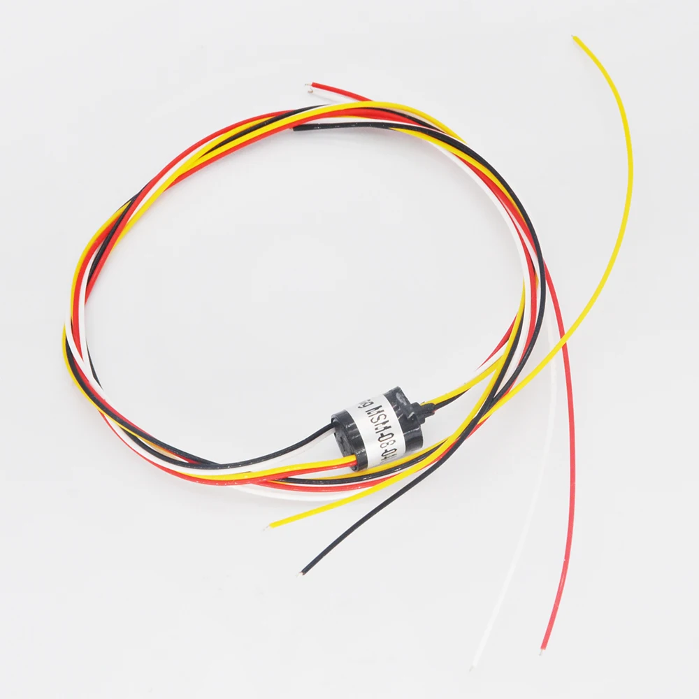 8.5mm Micro Slip Ring 4/8/12 Channel 1A Rotate Slip Ring for PTZ Hand Gimbal RC Rotor Devices Electric Collector Upgrade Rings