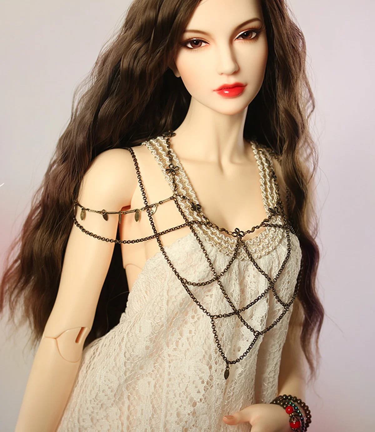 New sd BJD 1/3 female baby carina perfect body 63cm hot advanced resin to send eye joint doll spot makeup