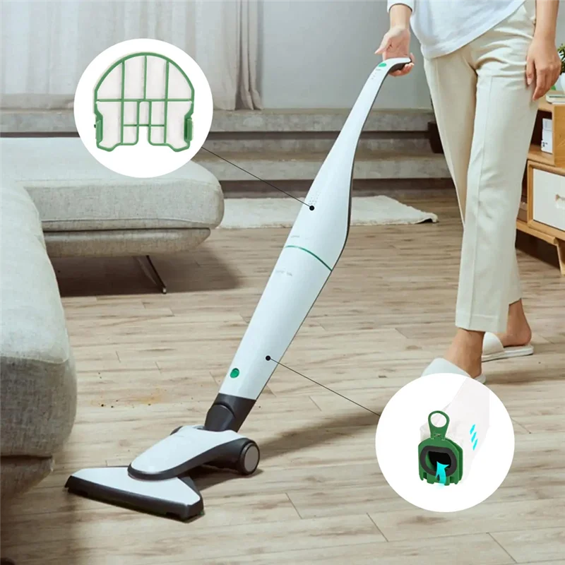 

A83I-Replacement Parts Accessories Vacuum Bags Compatible For Vorwerk Kobold VB100 FP100 Vacuums Cleaner