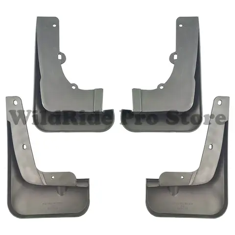 Front & Rear Easy Installation Protection Fender Flares for 2021 MITSUBISHI Outlander Soft Rubber Mud Guards