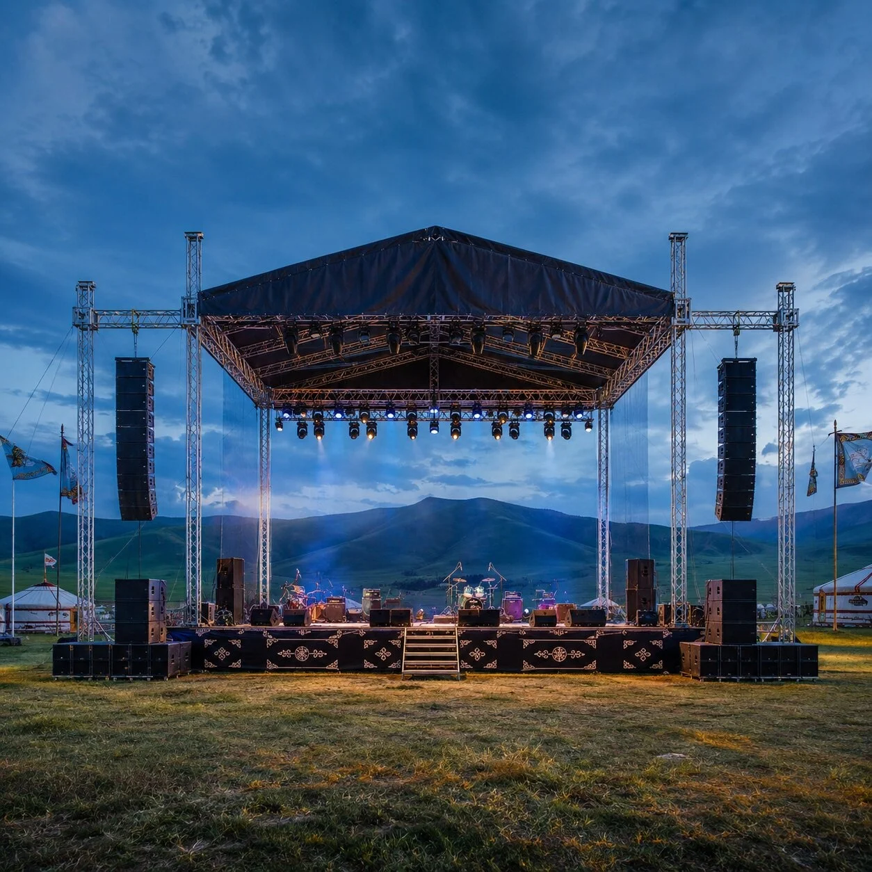 【Factory Wholesale】Heavy Load Stage Truss, Weatherproof Aluminum Truss For Outdoor Stadium Live Music Events