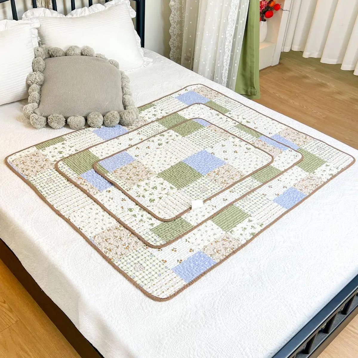 Pure Cotton Thickened Double-Sided Sanitary Pad Dormitory Single Bed Period Leakage Proof Dirty Separation Pad Sleep Pad