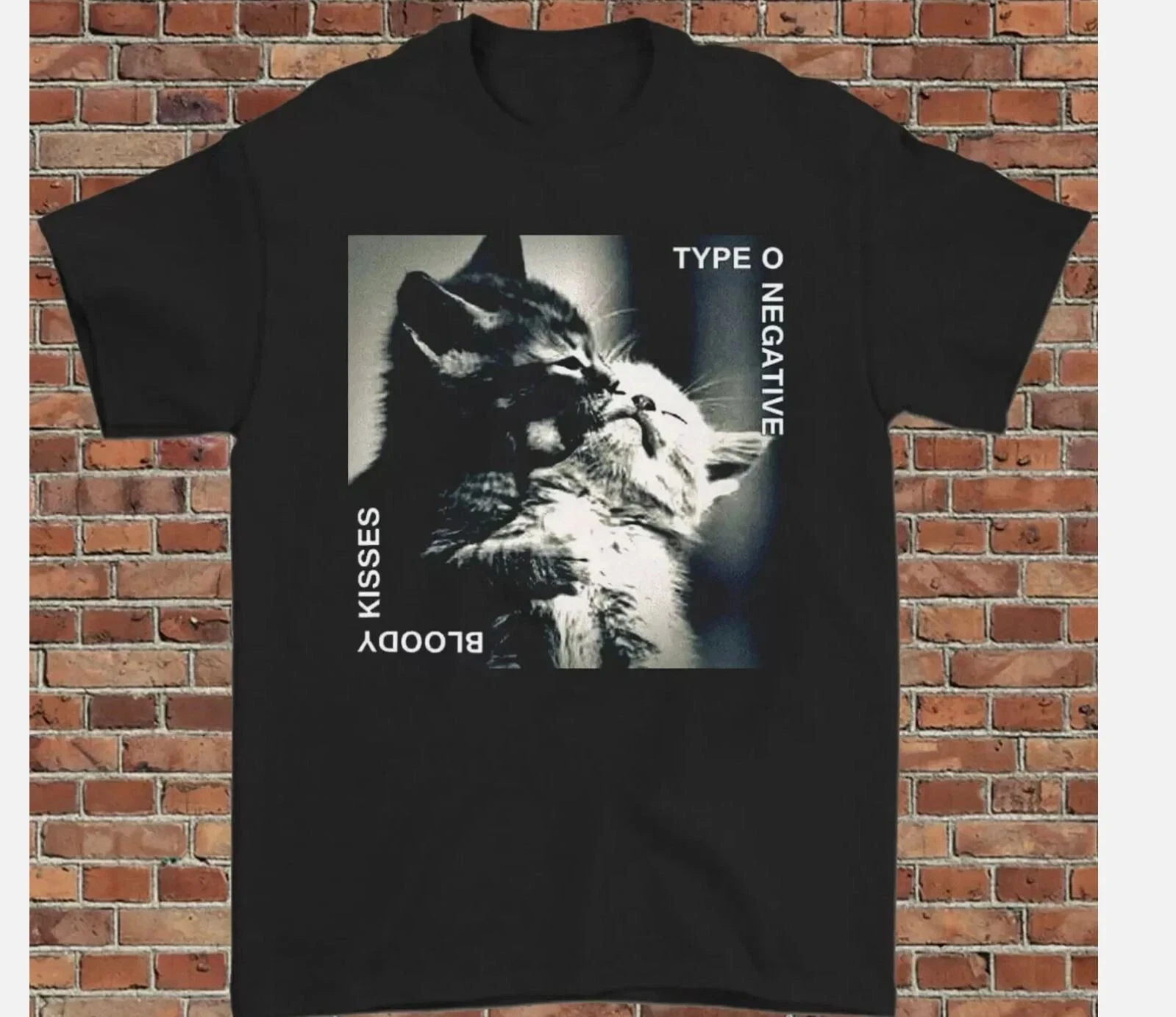Summer Women's Vintage Type O Negative T-shirt Cotton Streetwear Oversized Loose Casual Short Sleeve Suitable for All Seasons