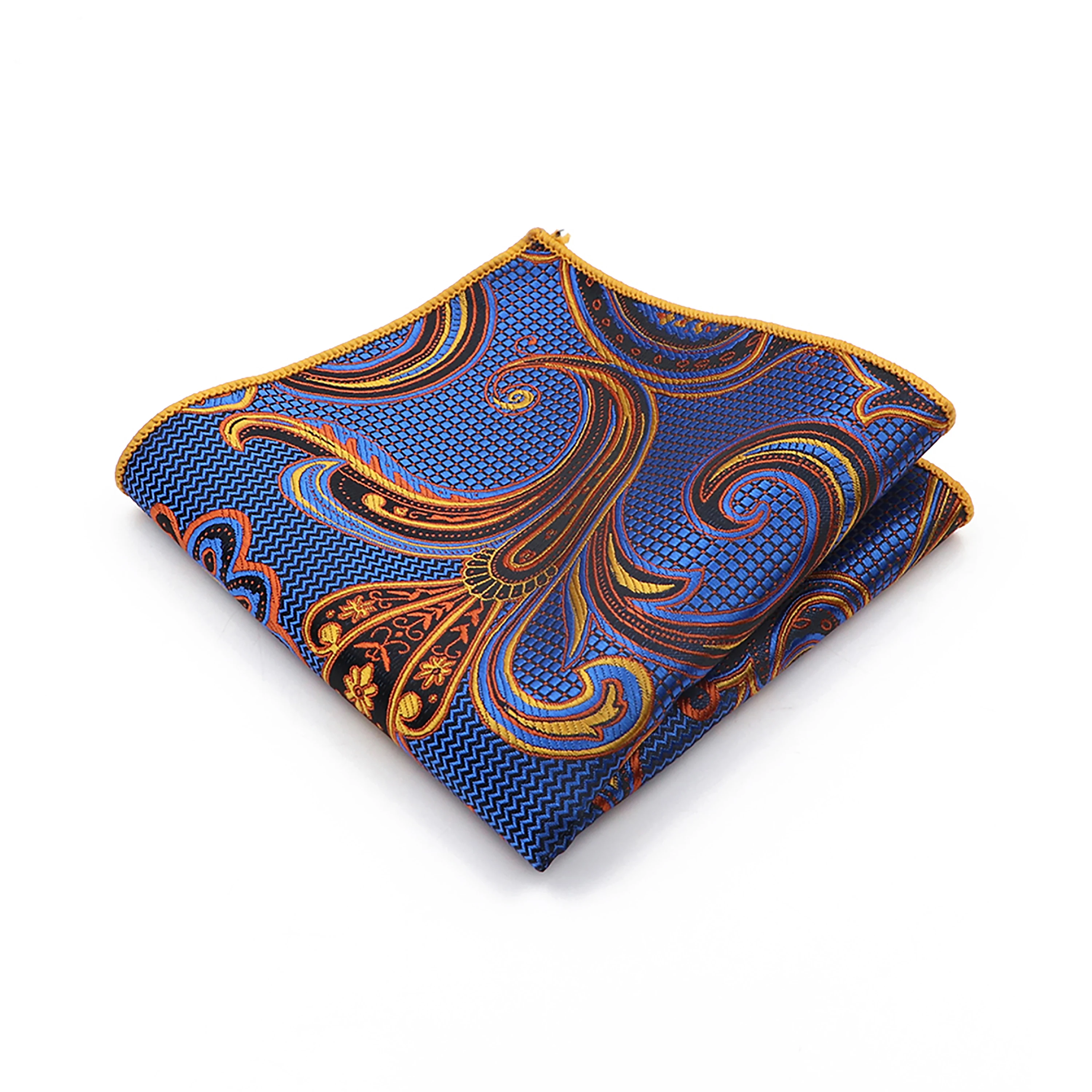 New Fashion Vintage Paisley Mens Hanky Pocket Squared Handkerchief 23cm Width For Business Wedding Party Tuxedo Suit Accessories