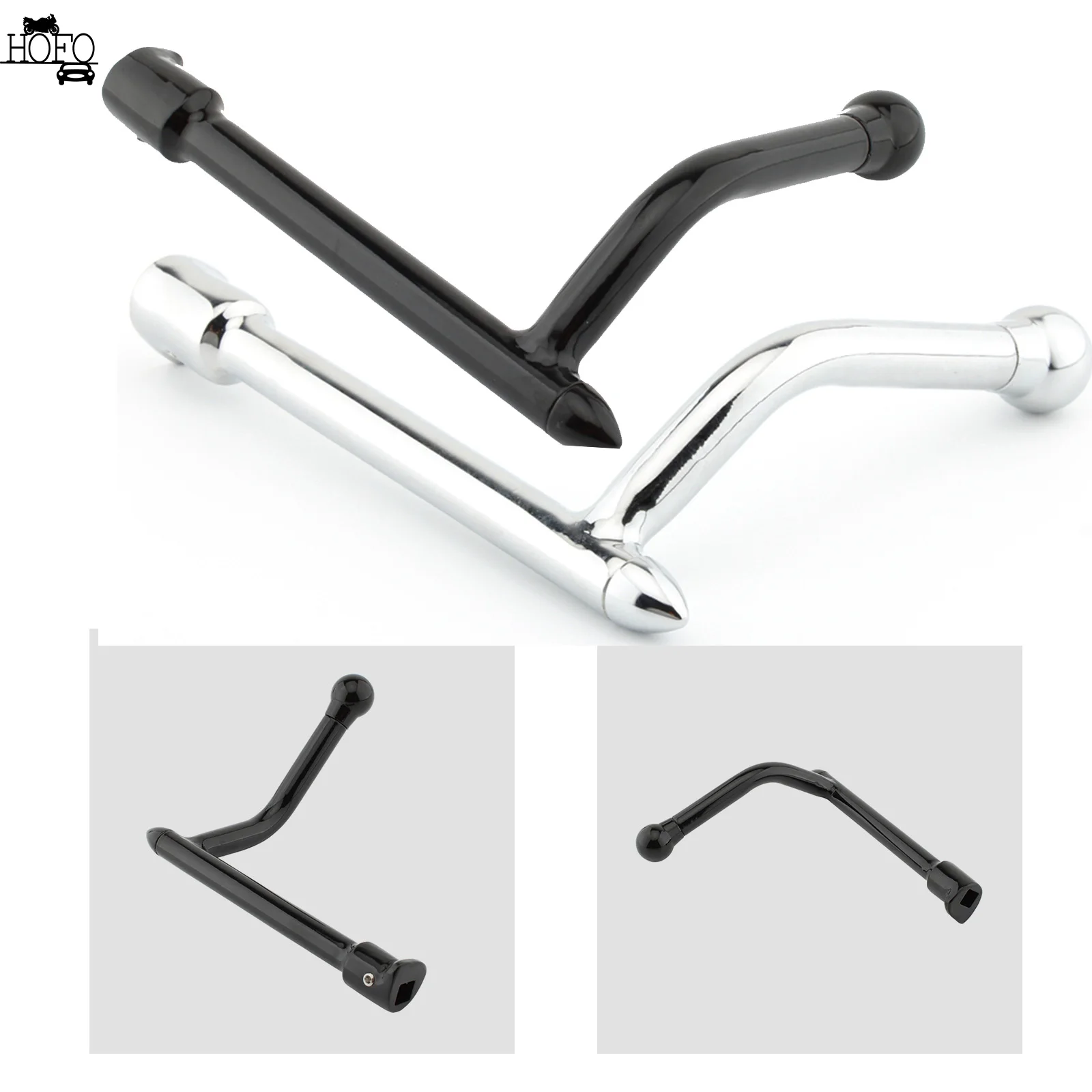 

For BMW R18 2020- Chrome Black Motorcycle Extended Reverse Gear Lever Shift Lever