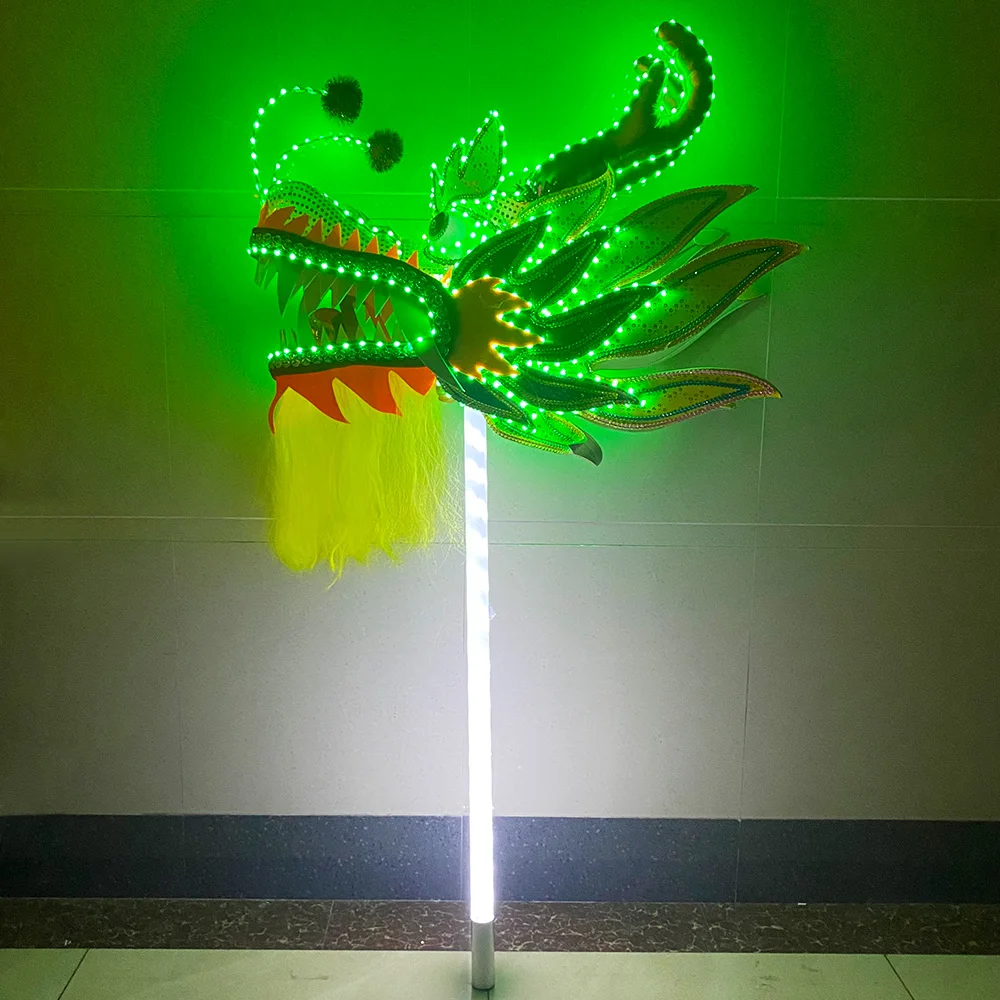 

Led light dragon props Chinese traditional light dragon dance props glow in the dark Festive Halloween light supplies