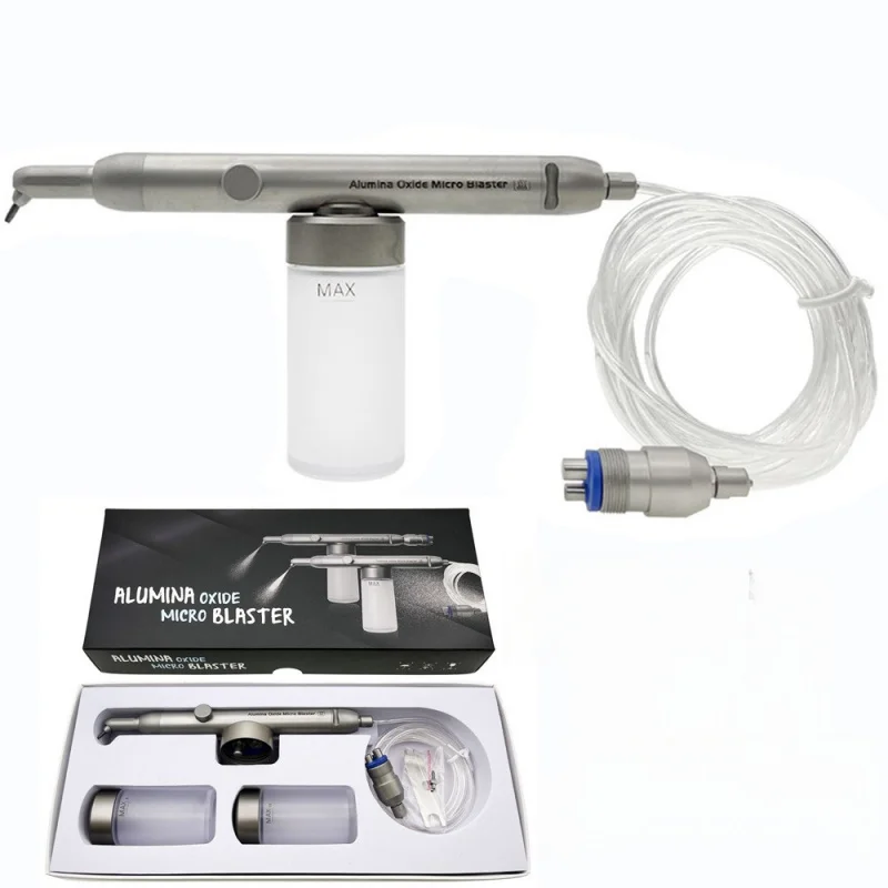

High Quality Dental Aluminum Oxide Micro Blaster Sandblasting Gun Stainless Air Abrasion Polisher Dentistry Tools