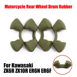 For Kawasaki ZX6R ZX10R ER6N ER6F ER 6N 6F ZX-6R ZX-10R ZX 6R 10R Motorcycle Rear Wheel Drum Hub Buffer Sprocket  Rubbers Damper