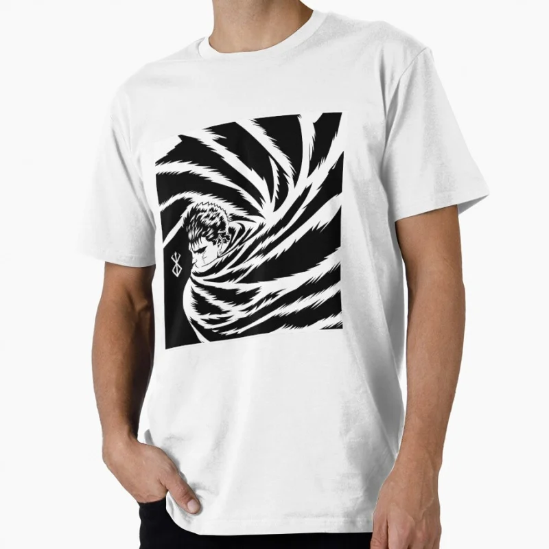 Vintage Guts Fans Manga Anime Berserk gift T shirt for men Large size Tops S-6XL 100% cotton printed Clothes