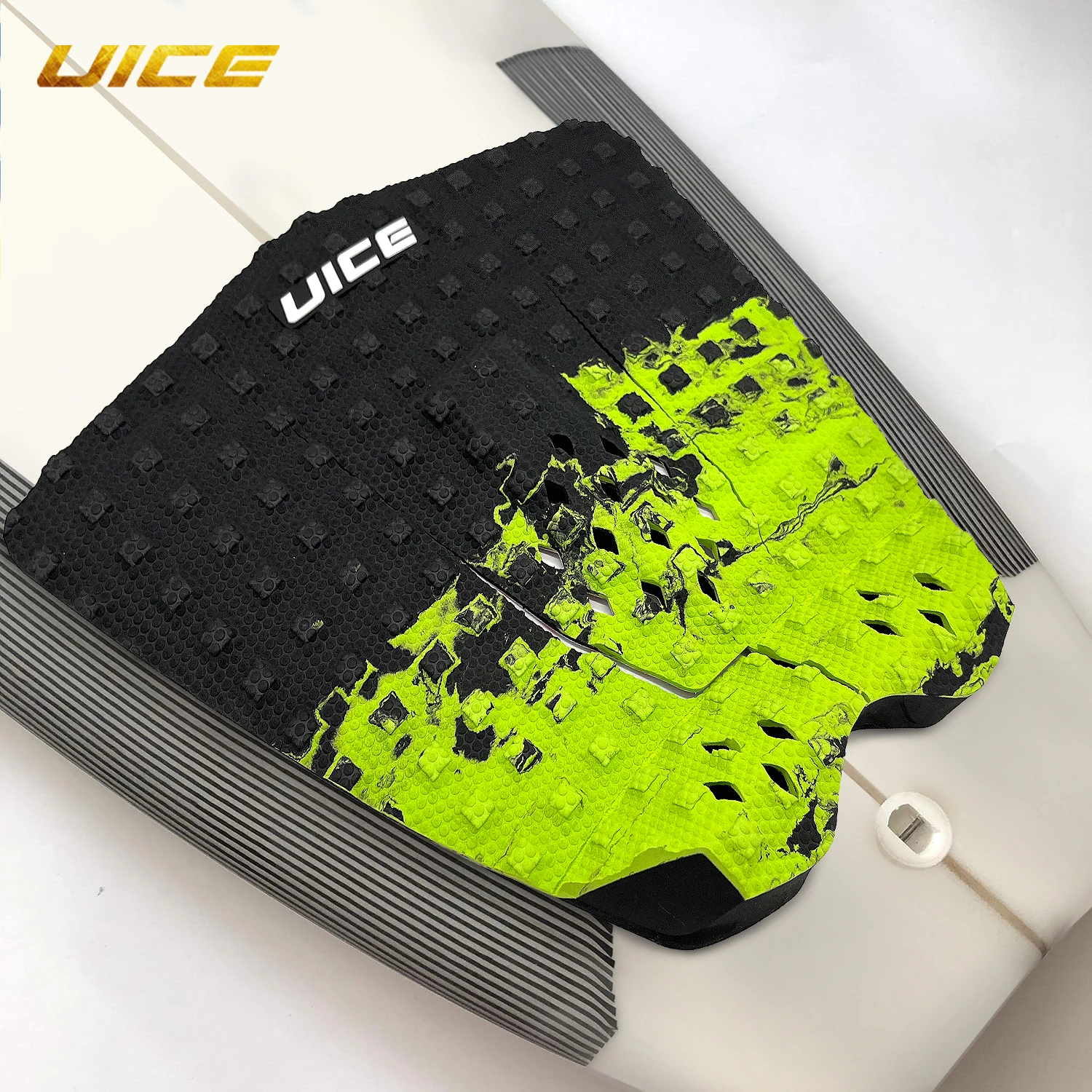 UICE Surf Pad Surfboard Traction Pad Surf Deck Grip Diamond Grooved Ultra Light EVA Surfing Board For SUP Surfboard