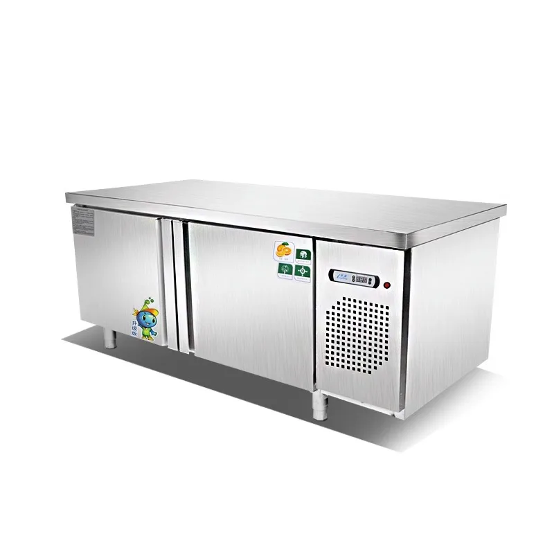

Refrigerated workbench direct cooling frozen kitchen hotel freezer stainless steel