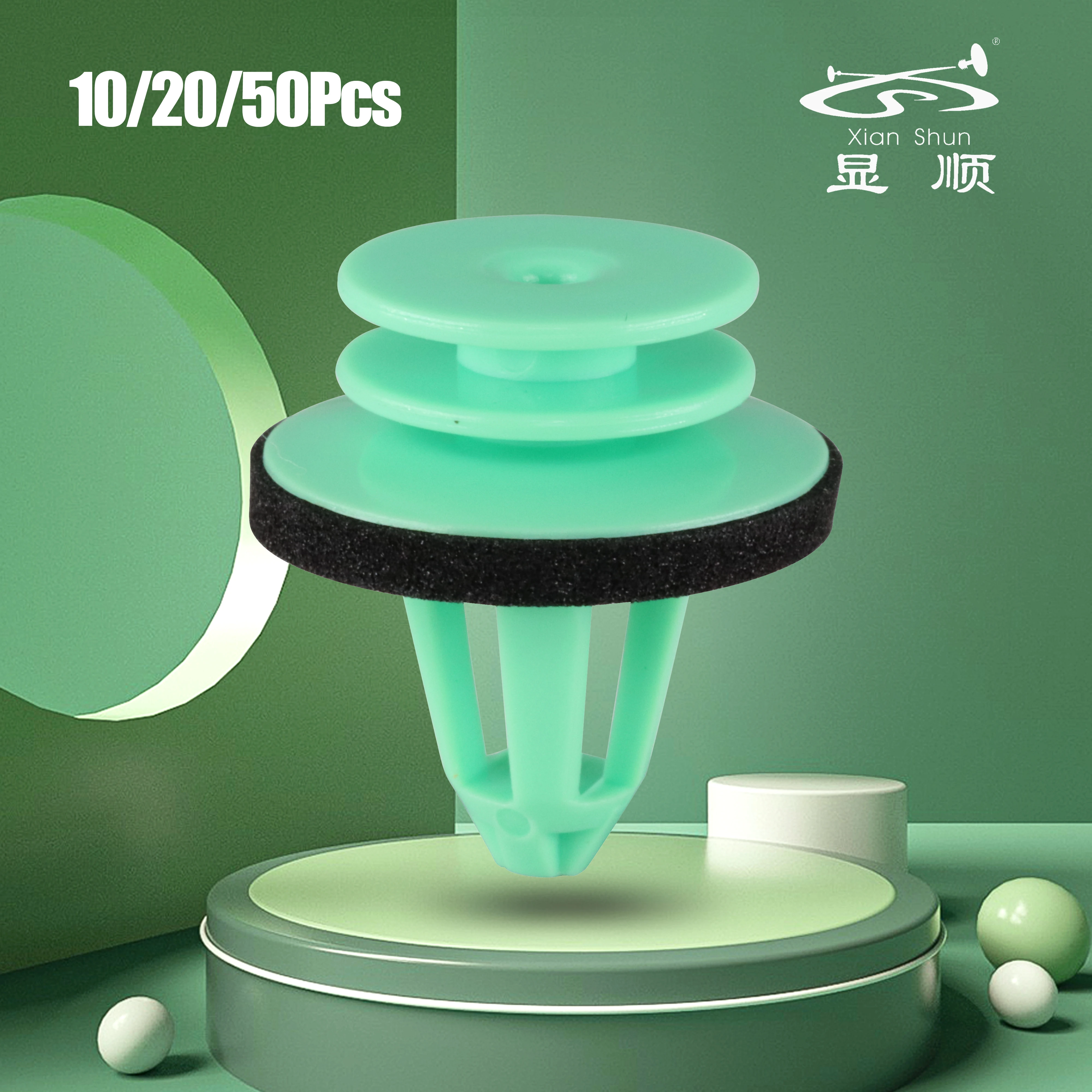 10/20/50Pcs Green POM Door Panel Interior Replacement Parts Car Fastening Clips Car Accessories A0079889978 6Y0867260 7701057716