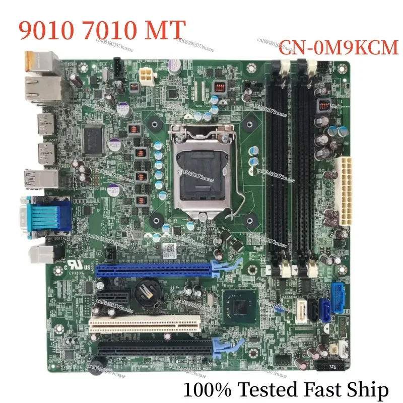 Placa base CN-0M9KCM para OptiPlex 9010 7010 MT, 0M9KCM, M9KCM, LGA1155, placa base DDR3, 100% probada, envío rápido