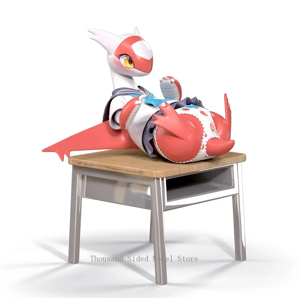 Oryginalny Autentyczny IDPLAYER Pokemon JK Latias Campus Classroom GK Model w Skali 1/20 Figurka Anime Kolekcjonerskie Zabawki Kawaii Ozdoby