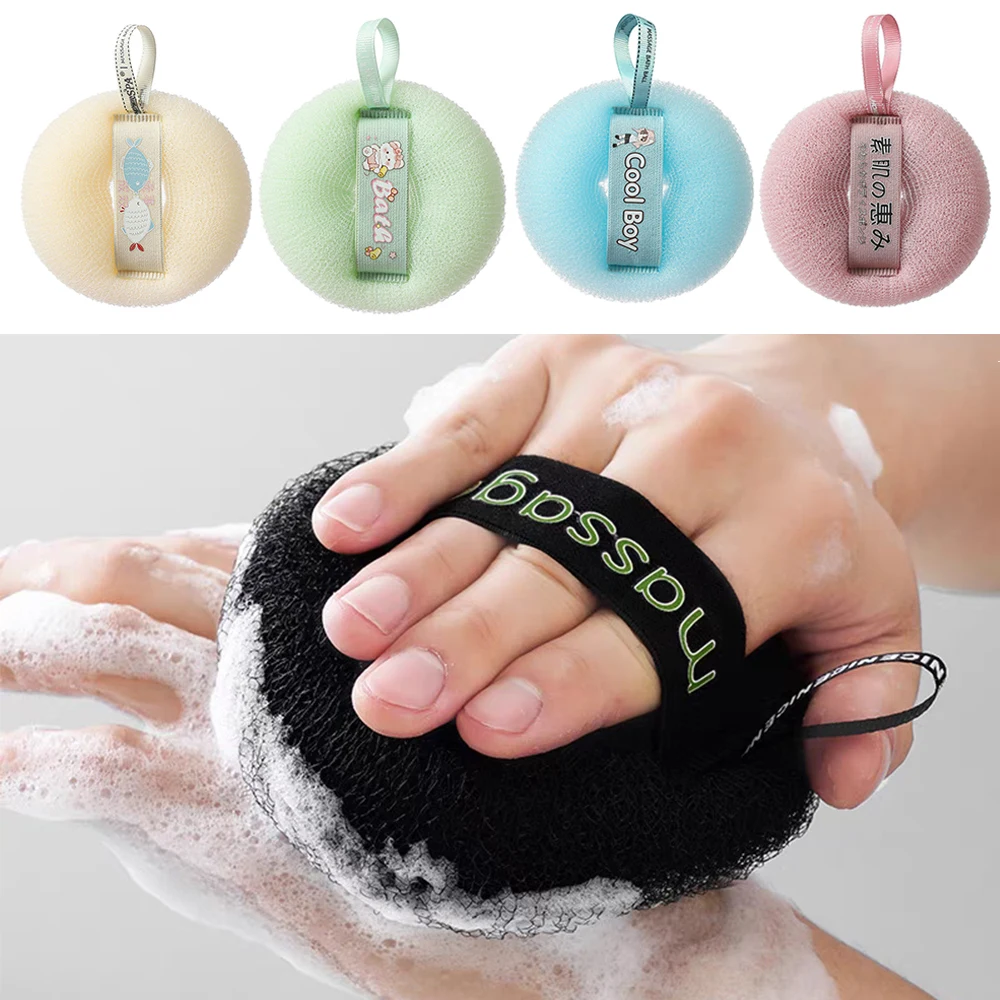 Natural Loofah Bath Brush Soft Body Scrub Exfoliating Scrub Shower Loofah Sponge Exfoliator Massager Deep Cleaning Bathing Tools