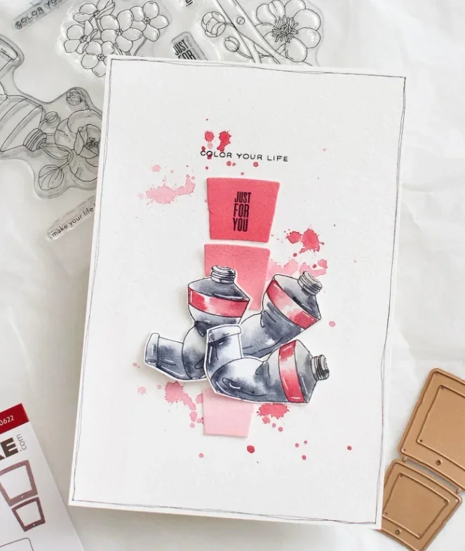 Piggy Craft metal cutting dies cut die mold Photo frame decoration Scrapbook paper craft knife mold blade punch stencils dies
