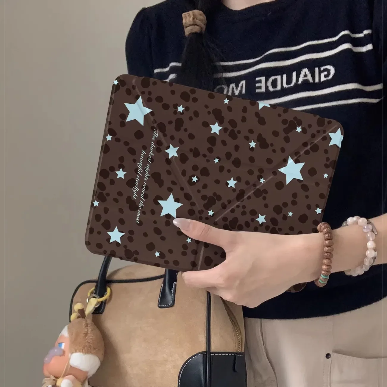 

Винтажный чехол для планшета с леопардовым принтом и звездами для iPad Pro 11, 12.9, 13 (M2, M4, M3, M5), а также для iPad 8.3, 9.7, 10.2 (5/6/7/8/9/10/11 поколений), Air 4, 5, 6