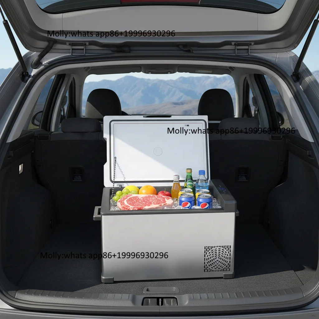 12V 24V 220V Compressor Fridge for Rv Camping Fishing Boat Camping Car Refrigerator Portable