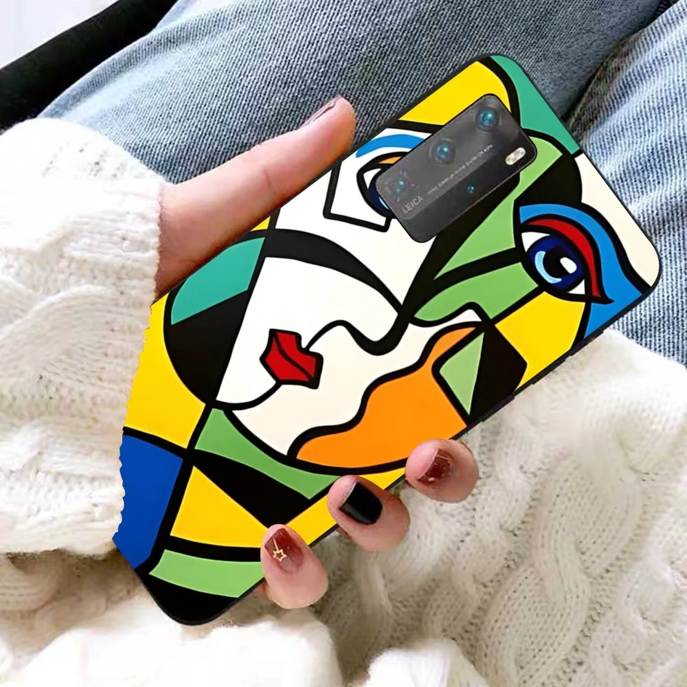 Picasso abstract Art Phone Case For Huawei P 8 9 10 20 30 40 50 Pro Lite Psmart Honor 10 lite 70 Mate 20lite