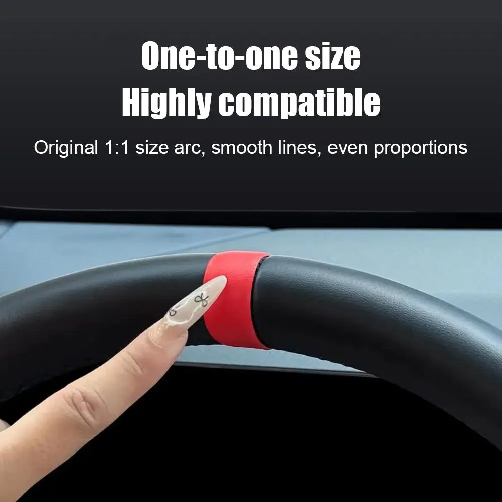 For BMW 3 5 Series G20 G60 X3 X5 G45 G05 car Leather wheel sticker label Steering Interior decorative alignment accessories C8G7