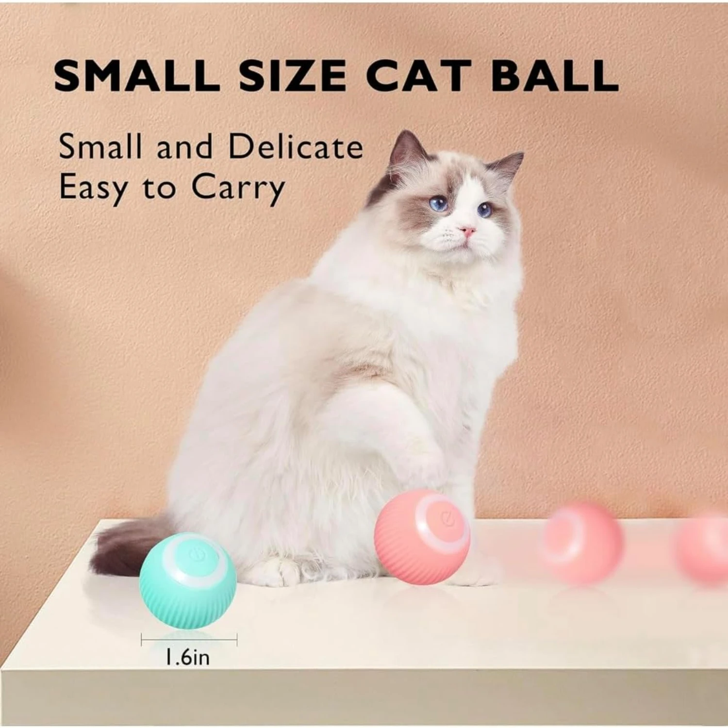 Rollende interaktive LED-Katzen spielzeug ball-automatische und lebendige Lichter halten Ihre Indoor-Katzen stundenlang-Bewegungs aktivierung