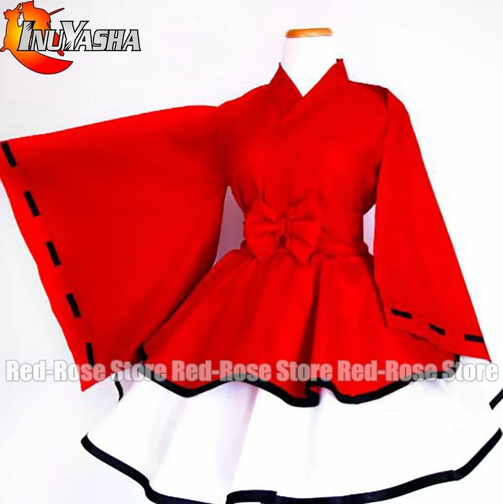 

Аниме косплей костюм Sesshoumaru Miroku Sango Lolita кимоно платье полный комплект на заказ женский Хэллоуин