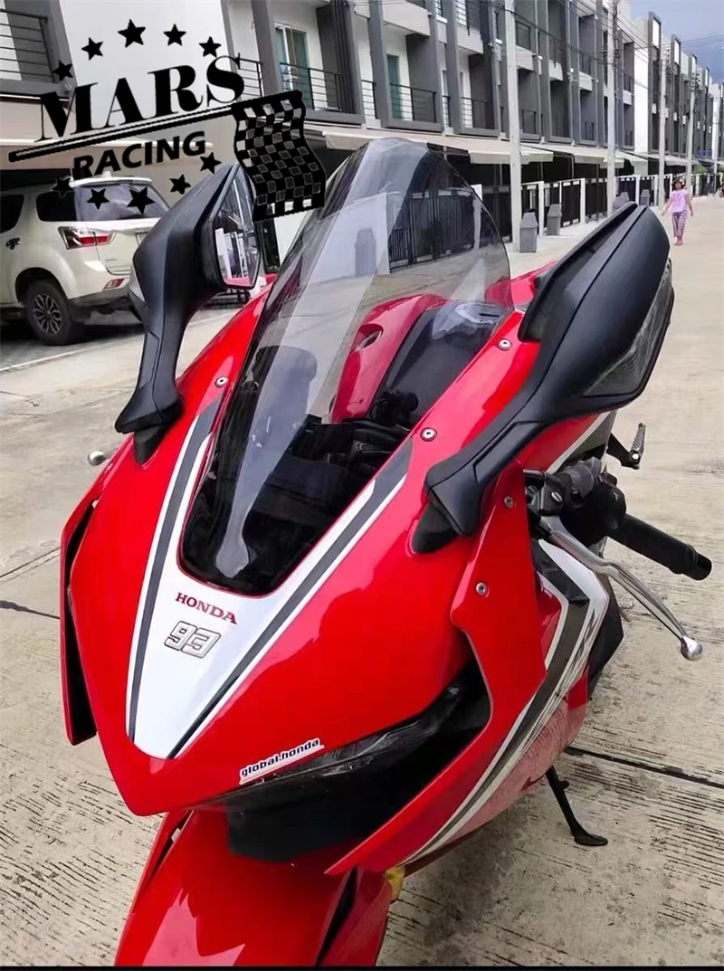 For HONDA CBR1000RR CBR 10000RR 2017 2018 2019 Motorcycle Sport Windshield Windscreen Kit Deflector Shroud Shield Guard Fairing - Image 3