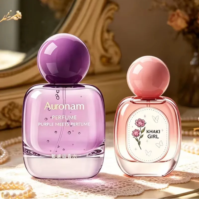 

Rose Violet Flower EauDe Toilette French Elegant Romantic Perfume Lemon Jasmine Cedar Scent Fresh Lasting Portable Perfume Spray